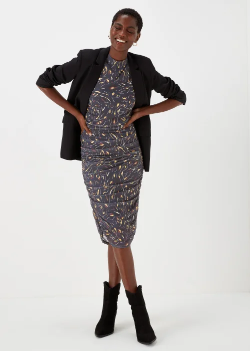 Et Vous Multicoloured Mesh Midi Dress - 8 Image 4