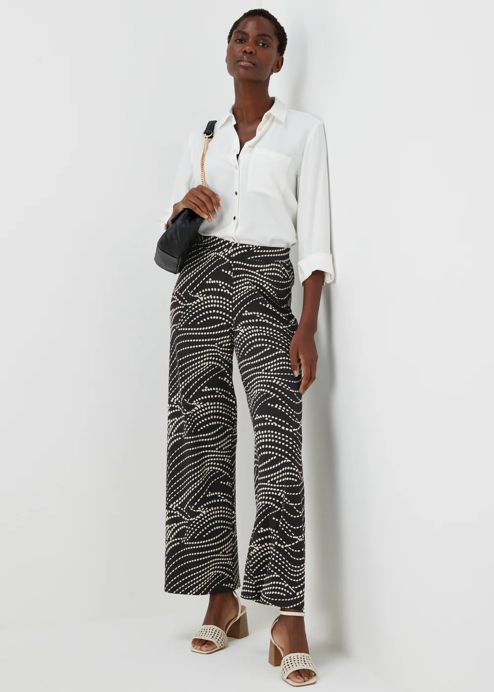 Et Vous Black Print Co-Ord Trousers - 8 Image 4