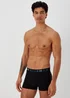 Ben Sherman 3 Pack Black Trunks - Small Image 2