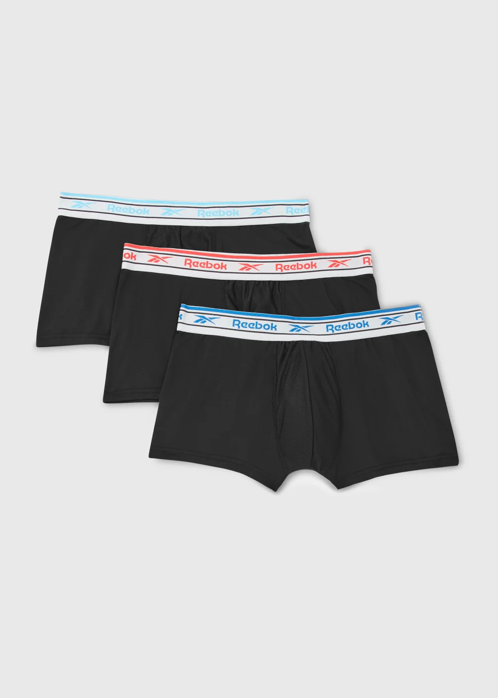 Reebok 3 Pack Black Boxers - Small Image 1