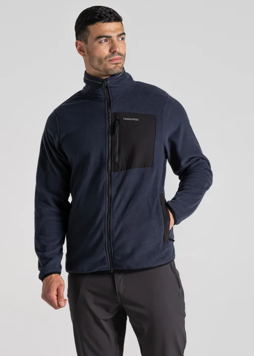Craghoppers Navy Corey Plus Fleece Jacket - S Image 1