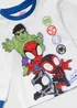Kids Blue & White Marvel Spidey Friends Pyjama Set (18mths-6yrs) - Age 18 - 23 Months Image 2