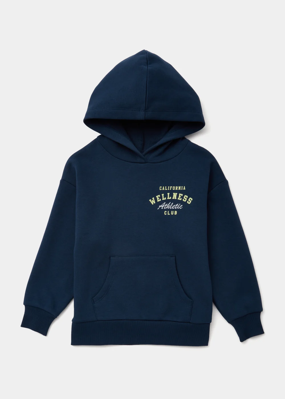 Girls Navy Wellness Hoodie (4-15yrs) - 7 Yrs Image 1