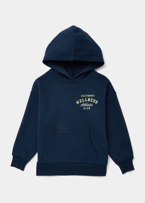 Girls Navy Wellness Hoodie (4-15yrs) - 7 Yrs Image 1