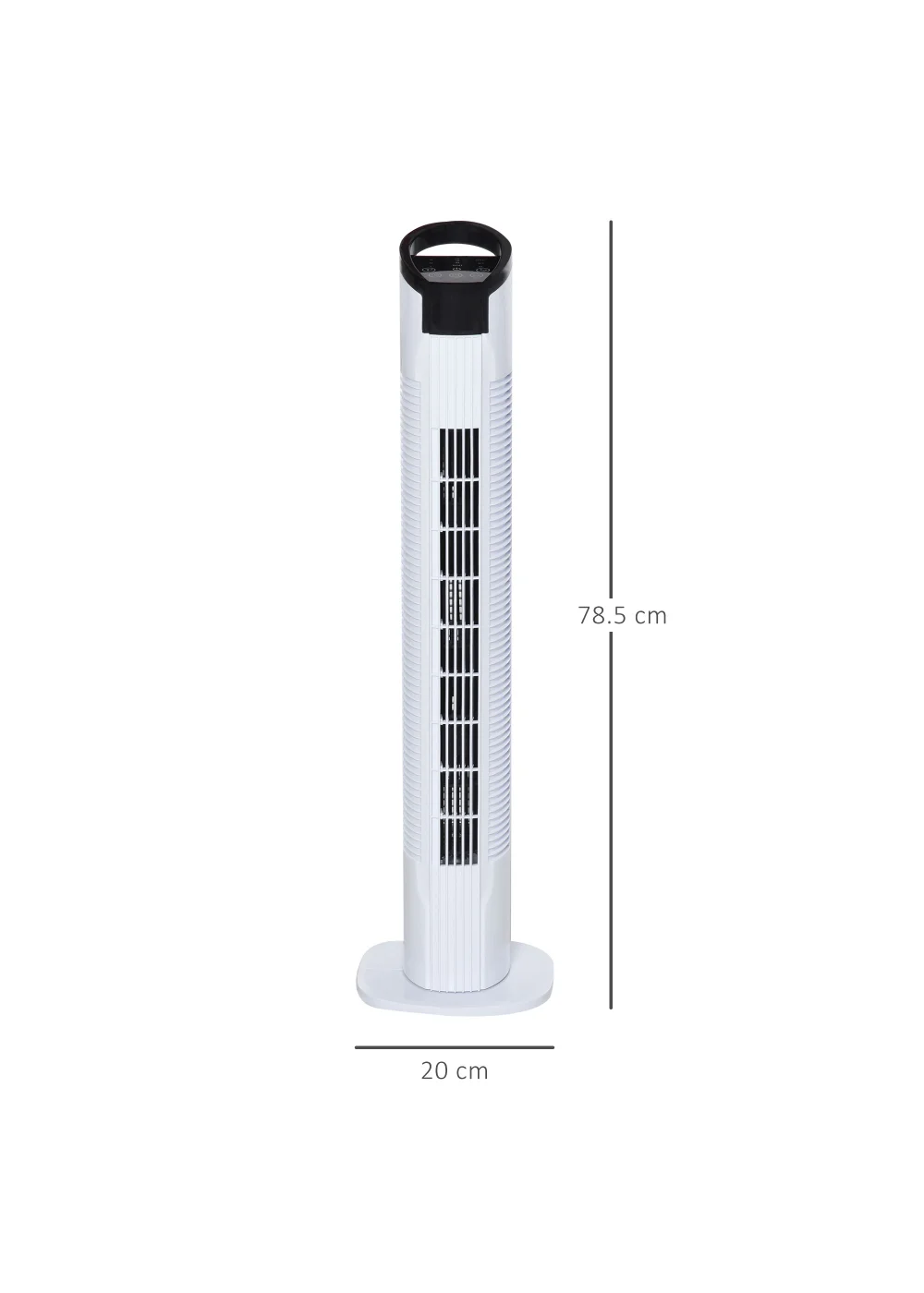 HOMCOM Floor Fan - No Size Image 3