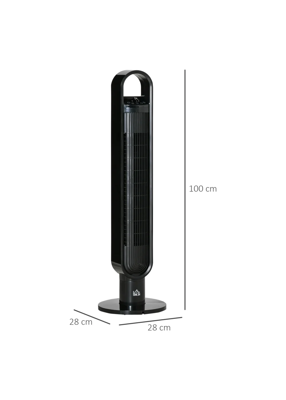 HOMCOM Tower Fan - One Size Image 3