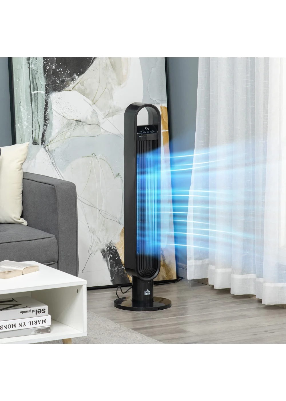 HOMCOM Tower Fan - One Size Image 2