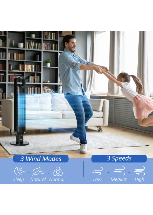 HOMCOM Tower Fan - One Size Image 4