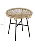 Outsunny Rattan Side Table - One Size Image 3
