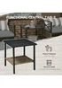 Outsunny 5 piece Rattan Garden Furniture Set with Chair, Footstool and Table, Grey - No Size Image 5