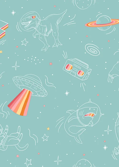 Muriva Space Explorer Turquiose - One Size Image 1