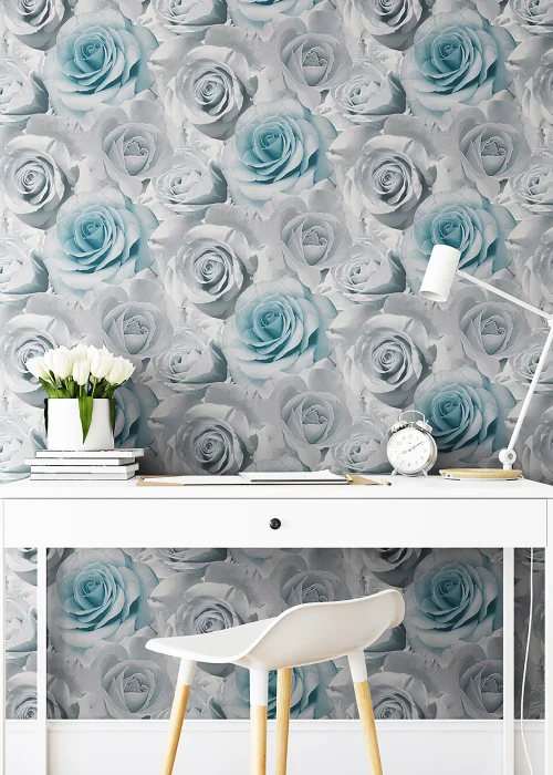 Muriva Madison Blue - One Size Image 2