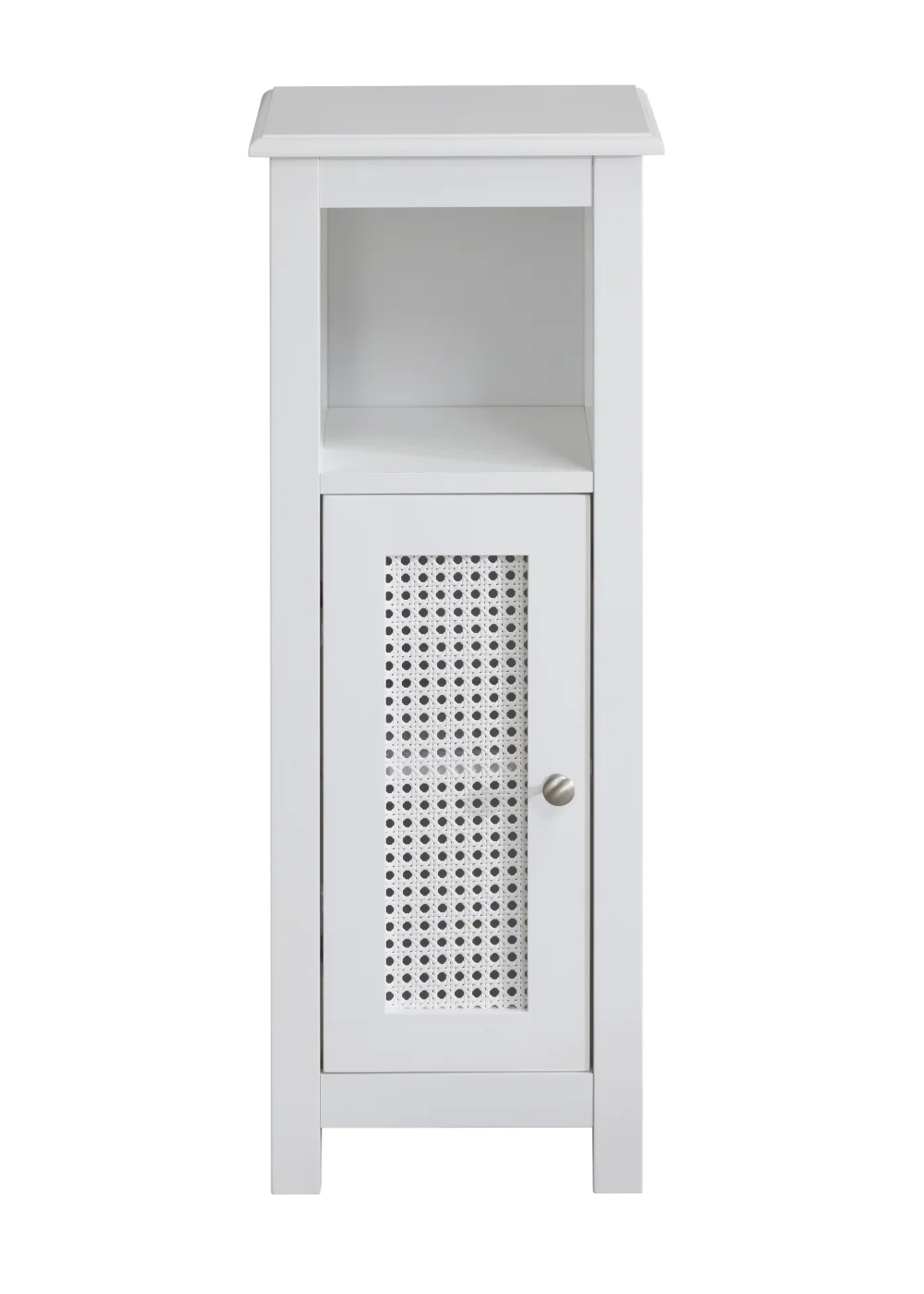 Lloyd Pascal Raffia Single Door Cabinet White - One Size Image 1