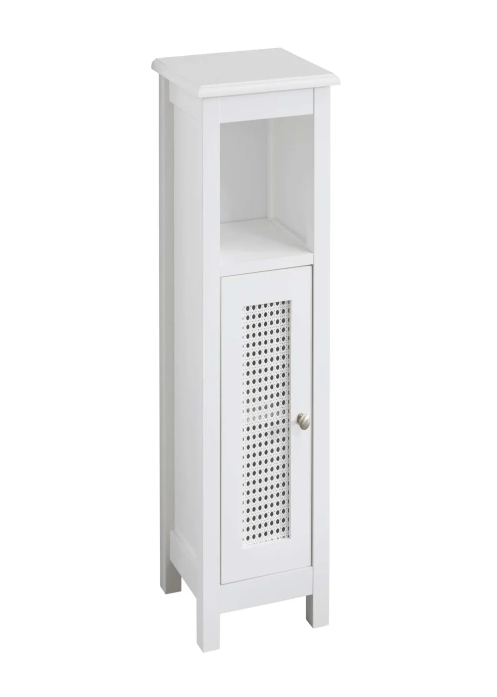 Lloyd Pascal Raffia Single Door Cabinet White - One Size Image 2