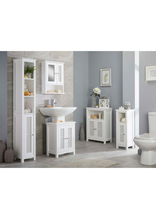 Lloyd Pascal Raffia Console White - One Size Image 4