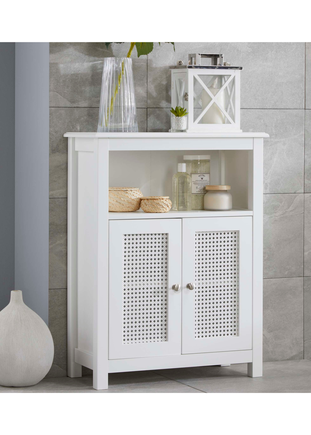 Lloyd Pascal Raffia Console White - One Size Image 3