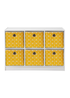Lloyd Pascal Jazz Geometric 6 Cube Storage Unit (65cm x 95cm x 30cm) - One Size Image 1