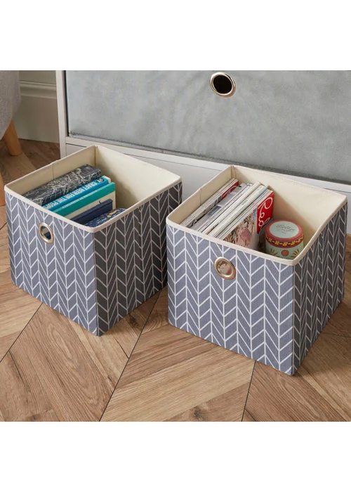 Lloyd Pascal Jazz Chevron 2+2 Storage Unit (83cm x 63cm x 30cm) - One Size Image 2