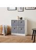 Lloyd Pascal Jazz Chevron 4 Cube Storage Unit (65cm x 63cm x 30cm) - One Size Image 4