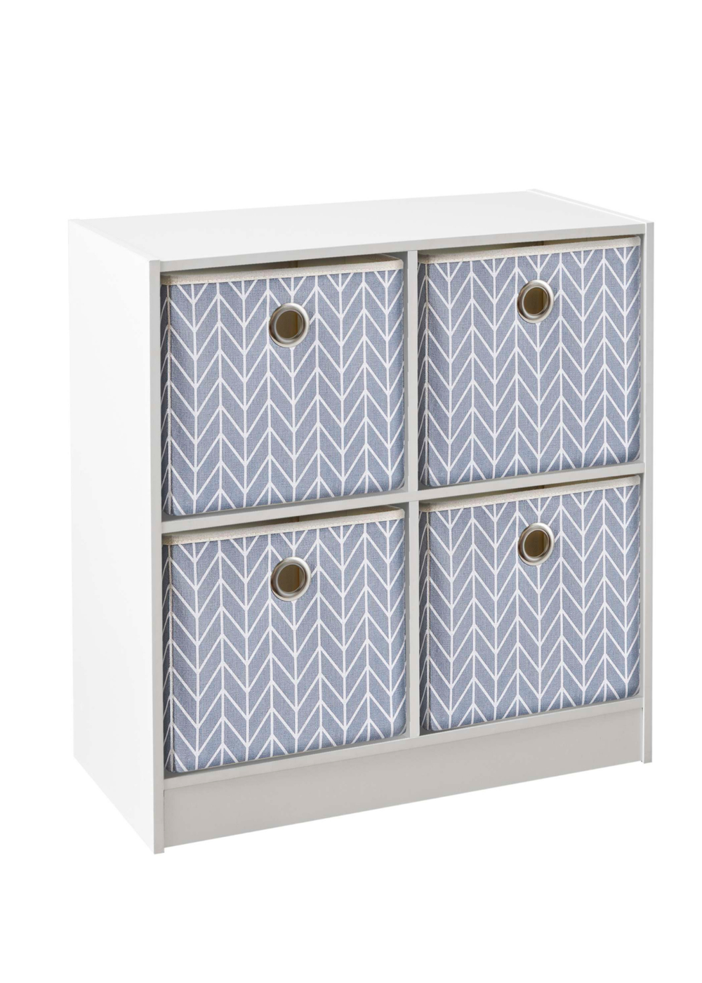 Lloyd Pascal Jazz Chevron 4 Cube Storage Unit (65cm x 63cm x 30cm) - One Size Image 2