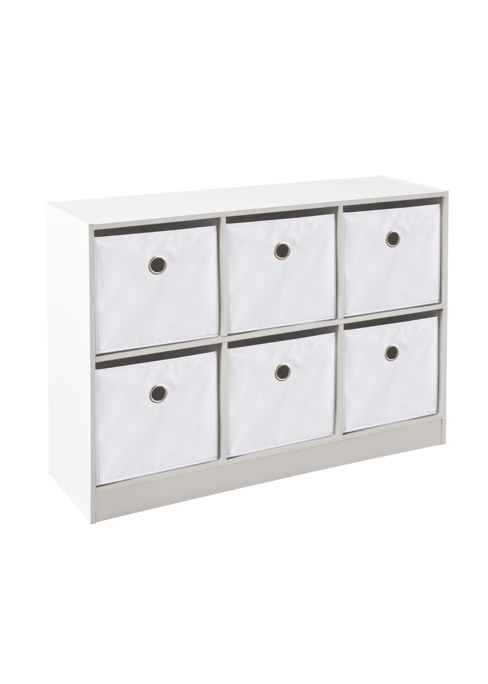 Lloyd Pascal Jazz 6 Cube Storage Unit White (65cm x 95cm x 30cm) - One Size Image 2