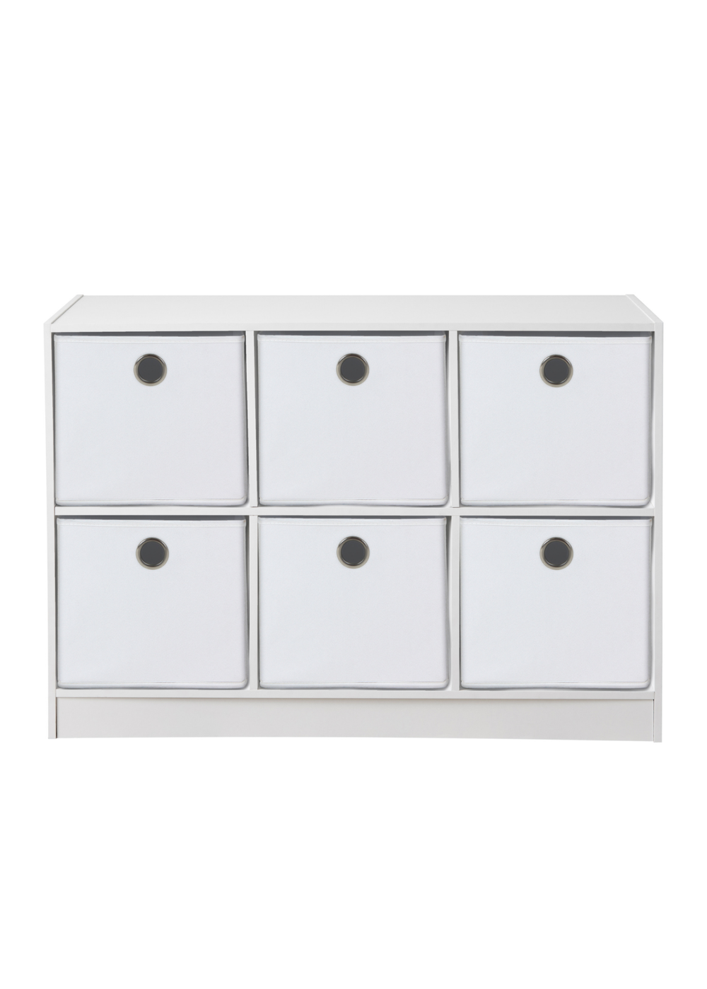 Lloyd Pascal Jazz 6 Cube Storage Unit White (65cm x 95cm x 30cm) - One Size Image 1
