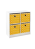 Lloyd Pascal Jazz Geometric 4 Cube Storage Unit (65cm x 63cm x 30cm) - One Size Image 2