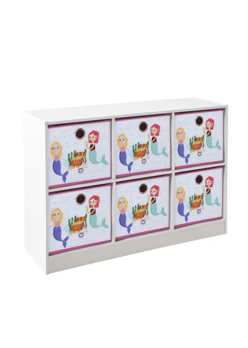 Lloyd Pascal Mermaid 6 Cube Storage Unit (65cm x 95cm x 30cm) - One Size Image 4