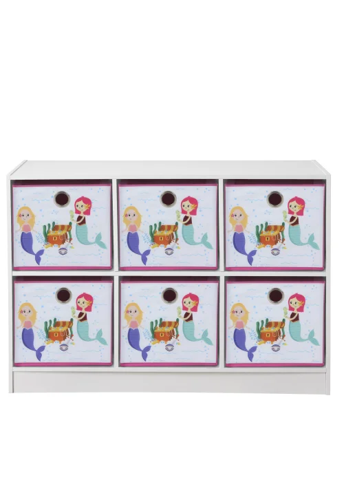 Lloyd Pascal Mermaid 6 Cube Storage Unit (65cm x 95cm x 30cm) - One Size Image 1