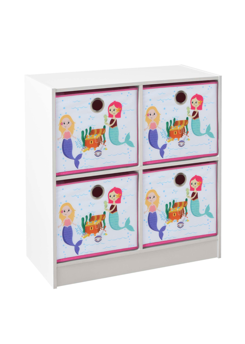 Lloyd Pascal Mermaid 4 Cube Storage Unit (65cm x 63cm x 30cm) - One Size Image 2