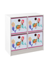Lloyd Pascal Mermaid 4 Cube Storage Unit (65cm x 63cm x 30cm) - One Size Image 2