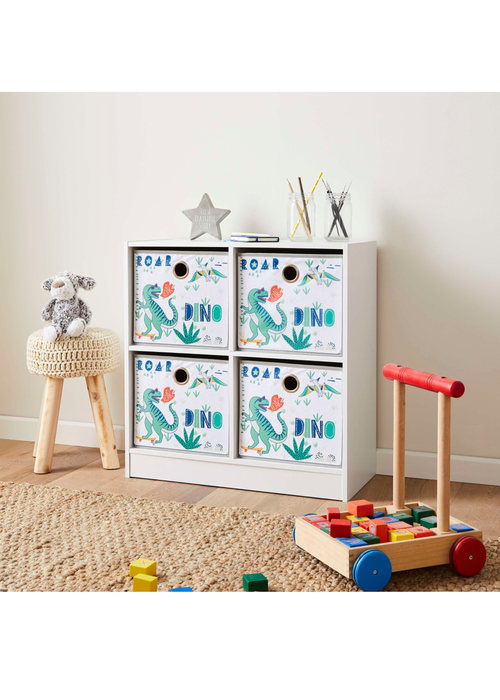 Lloyd Pascal Dino 4 Cube Storage Unit (65cm x 63cm x 30cm) - One Size Image 4