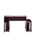 Lloyd Pascal Holywell Gaming Desk in Black and Red - One Size Image 1