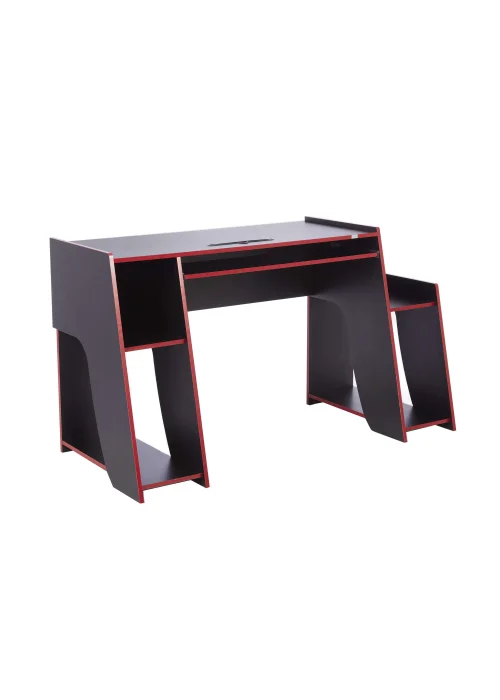 Lloyd Pascal Holywell Gaming Desk in Black and Red - One Size Image 5