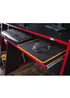 Lloyd Pascal Holywell Gaming Desk in Black and Red - One Size Image 4