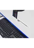 Lloyd Pascal Holywell Gaming Desk in White and Blue - One Size Image 4