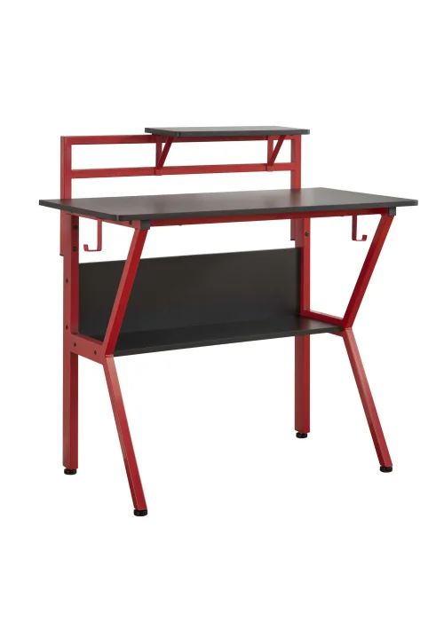 Lloyd Pascal Picaro Desk in Black and Red - One Size Image 1