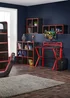 Lloyd Pascal Picaro Desk in Black and Red - One Size Image 4