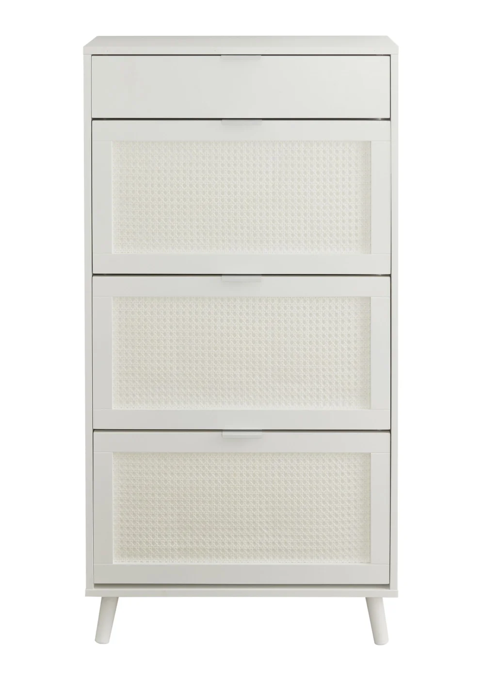 Lloyd Pascal Raffia Shoe Cabinet White - One Size Image 1