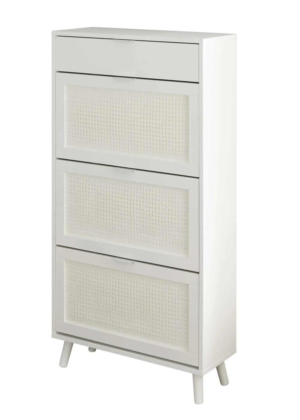Lloyd Pascal Raffia Shoe Cabinet White - One Size Image 5