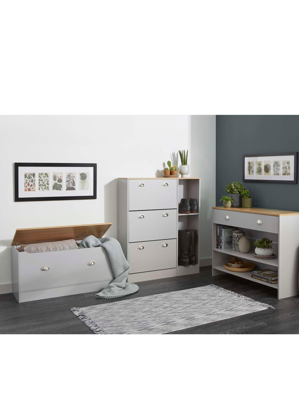 Lloyd Pascal Linwood Storage Box Grey - One Size Image 4