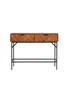 Lloyd Pascal Caprio 2 Drawer Console Table with Metal Legs (75cm x 100cm x 30cm) - One Size Image 4