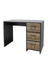 Lloyd Pascal Carno 3 Drawer Desk (72cm x 100 x 49cm) - One Size Image 3