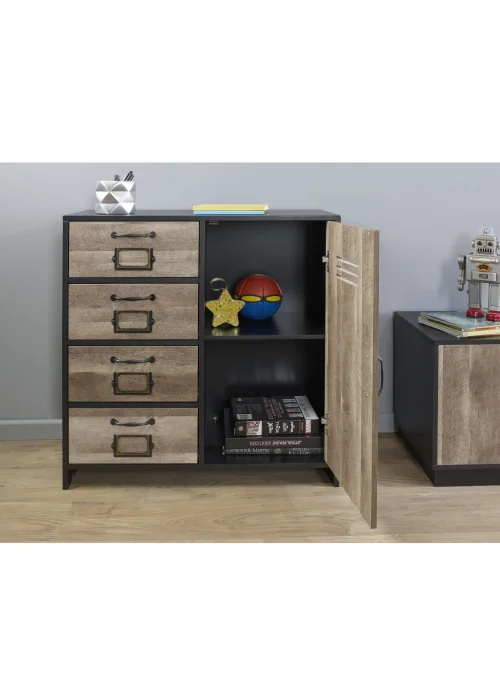 Lloyd Pascal Carno 4 Drawer and Door Unit (82cm x 80cm x 35cm) - One Size Image 3