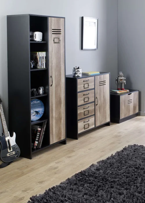 Lloyd Pascal Carno 4 Drawer and Door Unit (82cm x 80cm x 35cm) - One Size Image 5