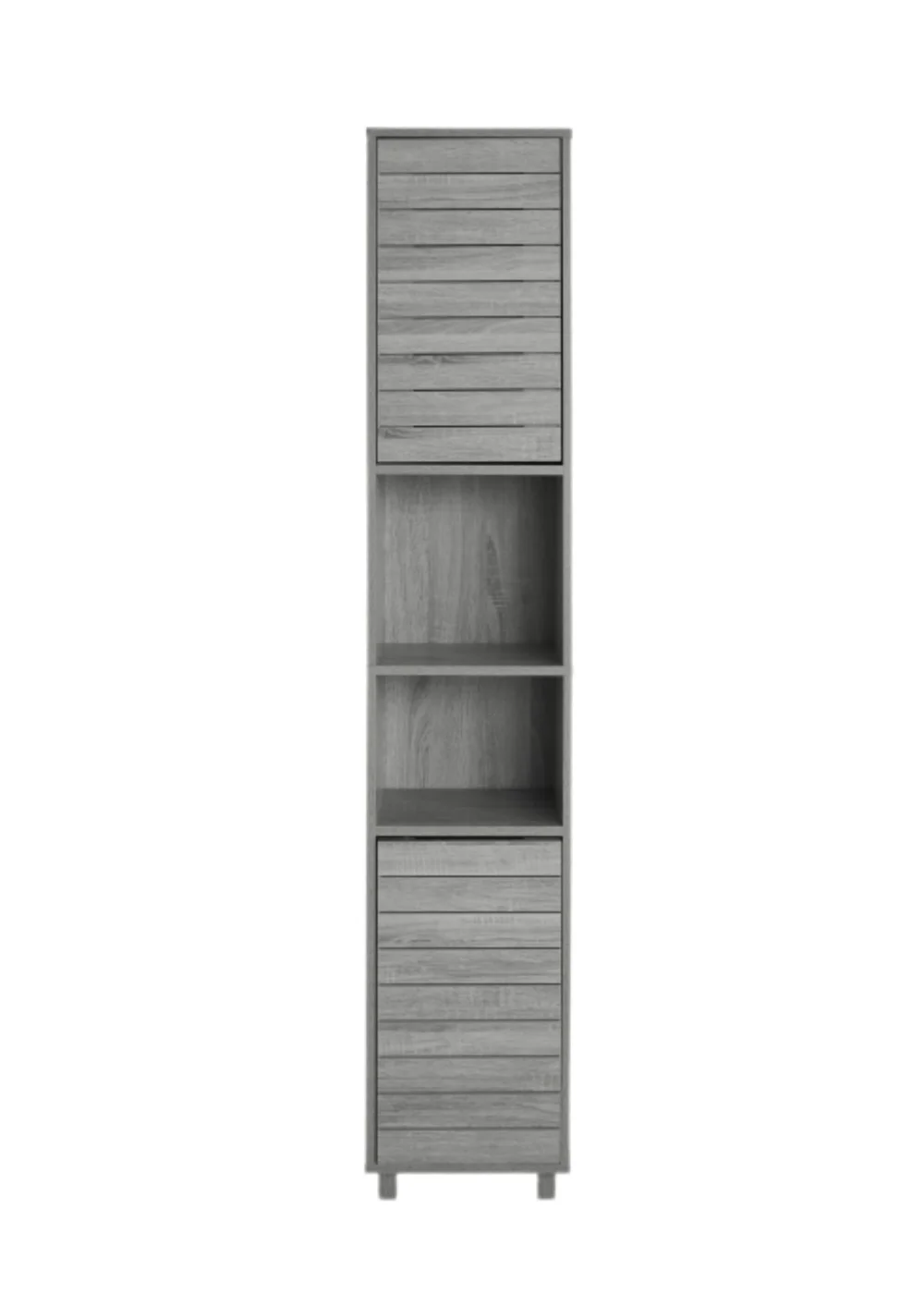 Lloyd Pascal Castleton Tallboy Grey (170.5cm x 31.5cm x 30cm) - One Size Image 1
