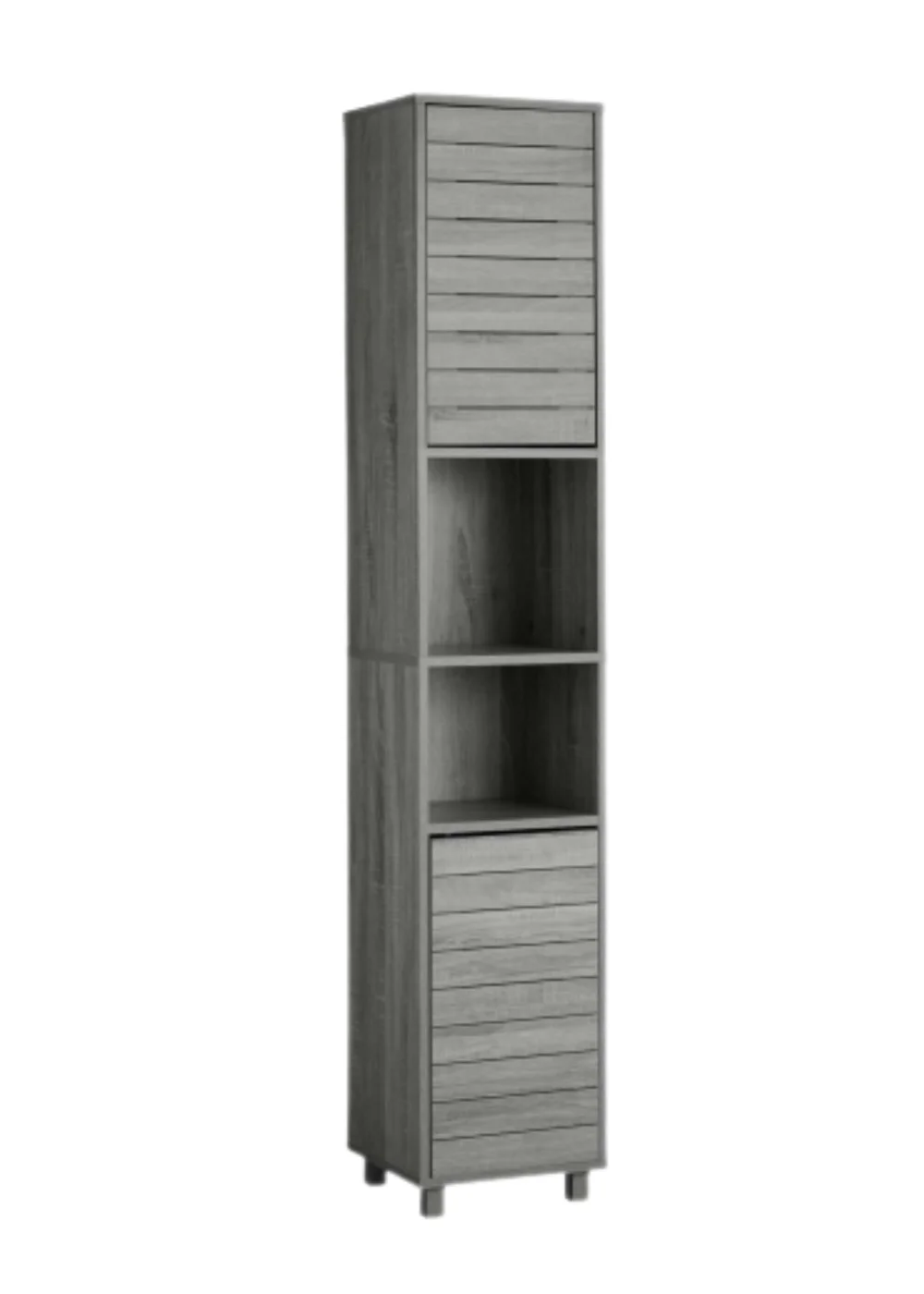 Lloyd Pascal Castleton Tallboy Grey (170.5cm x 31.5cm x 30cm) - One Size Image 4