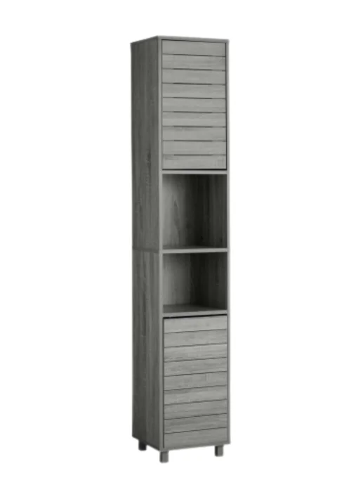 Lloyd Pascal Castleton Tallboy Grey (170.5cm x 31.5cm x 30cm) - One Size Image 4