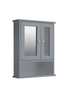 Lloyd Pascal Raffia Double Door Wall Cabinet Grey - One Size Image 2