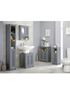 Lloyd Pascal Raffia Double Door Wall Cabinet Grey - One Size Image 4